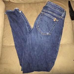 Joe's jeans size 27, raw hem jeans, worn once