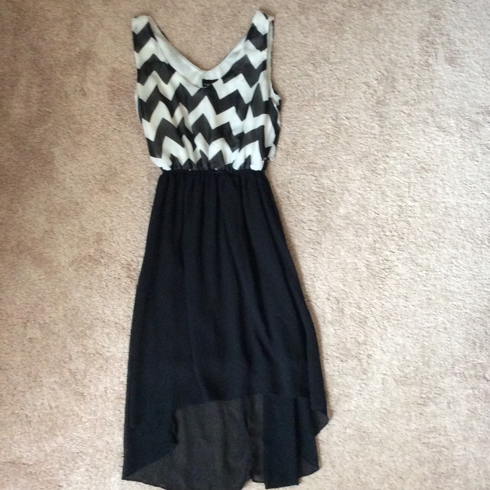 Black & White Chevron Dress