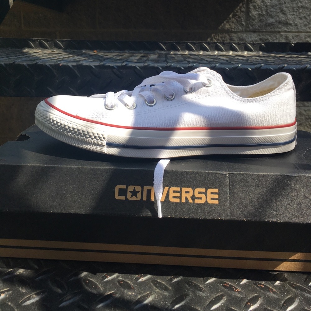NWT white converse