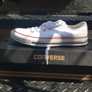 NWT white converse