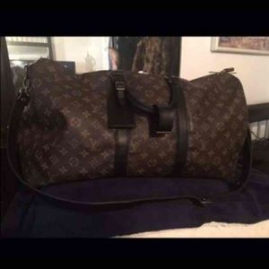 authentic Vuitton 55 bandouliere custom luggage