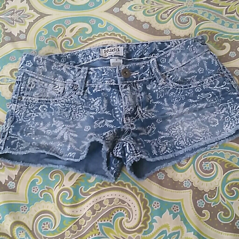 Blue jean shorts