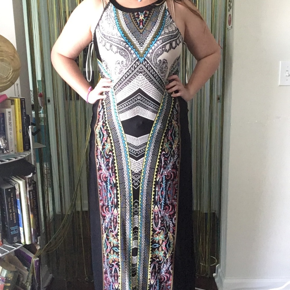 🚫Donated🌪🚫Handmade Aztec Print Dress