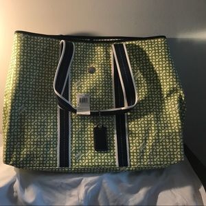 Green Coach Tote bag with tag **just lowered price