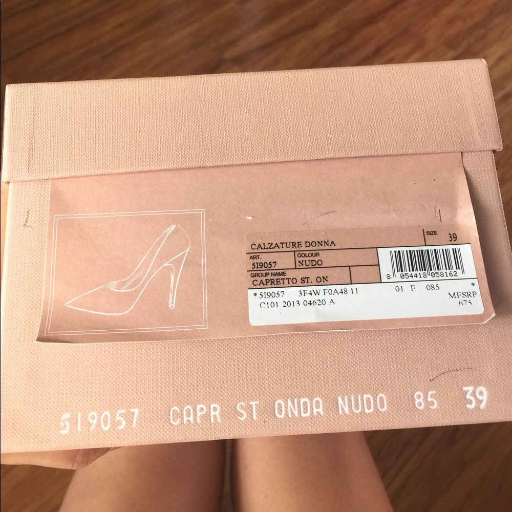 🚫sold🚫NWT Miu Miu Calzador Donna heels stripe - Picture 6 of 6