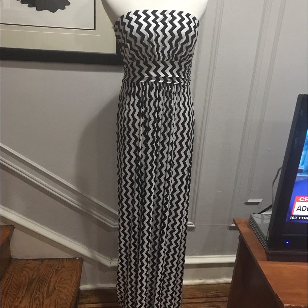 Chevron Maxi Dress