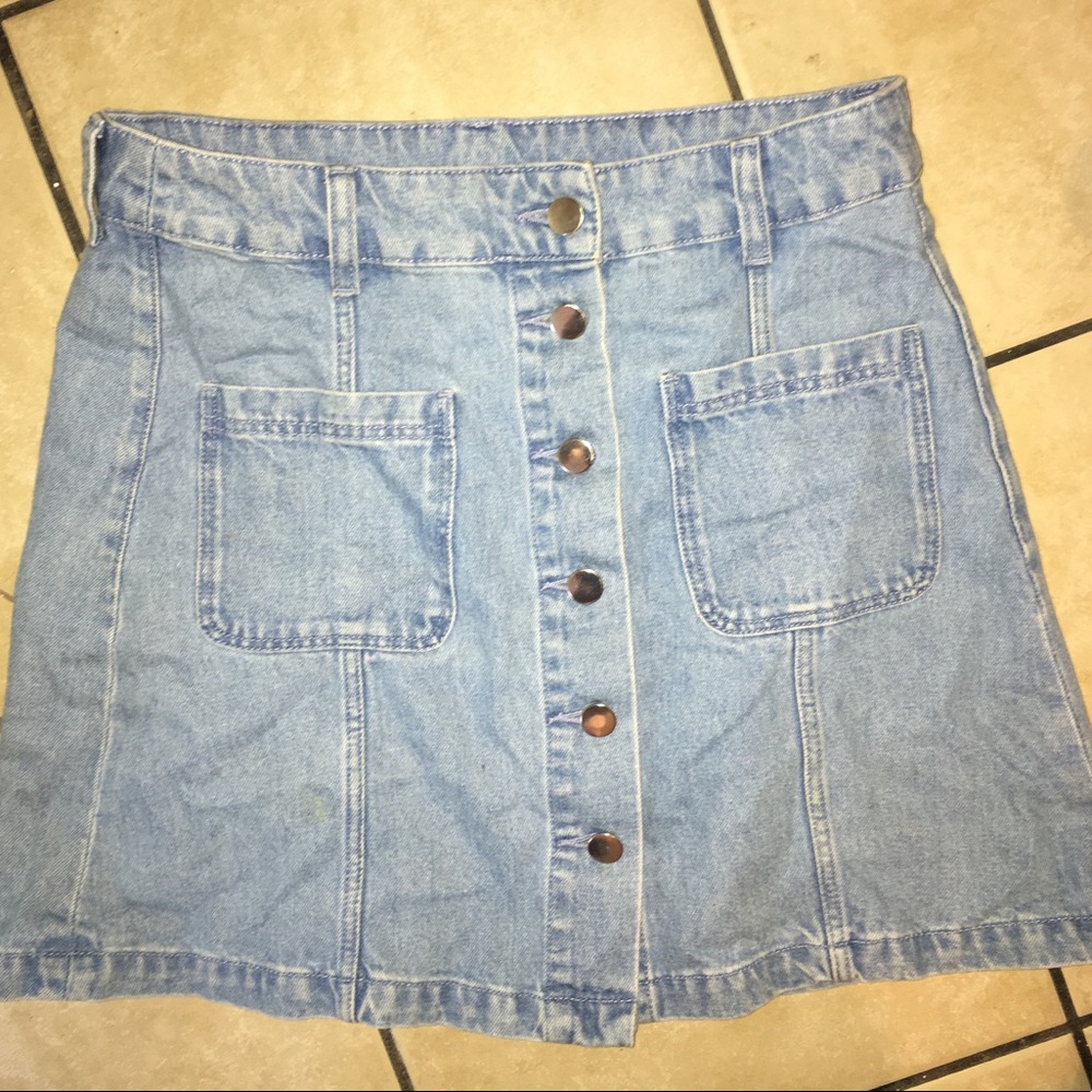 ZARA Jean Skirt
