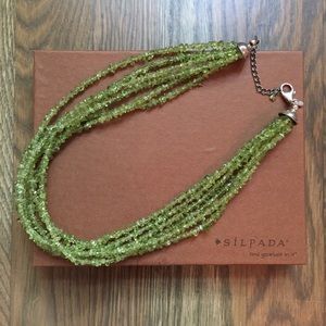 Silpada Designs Multistrand Peridot Necklace
