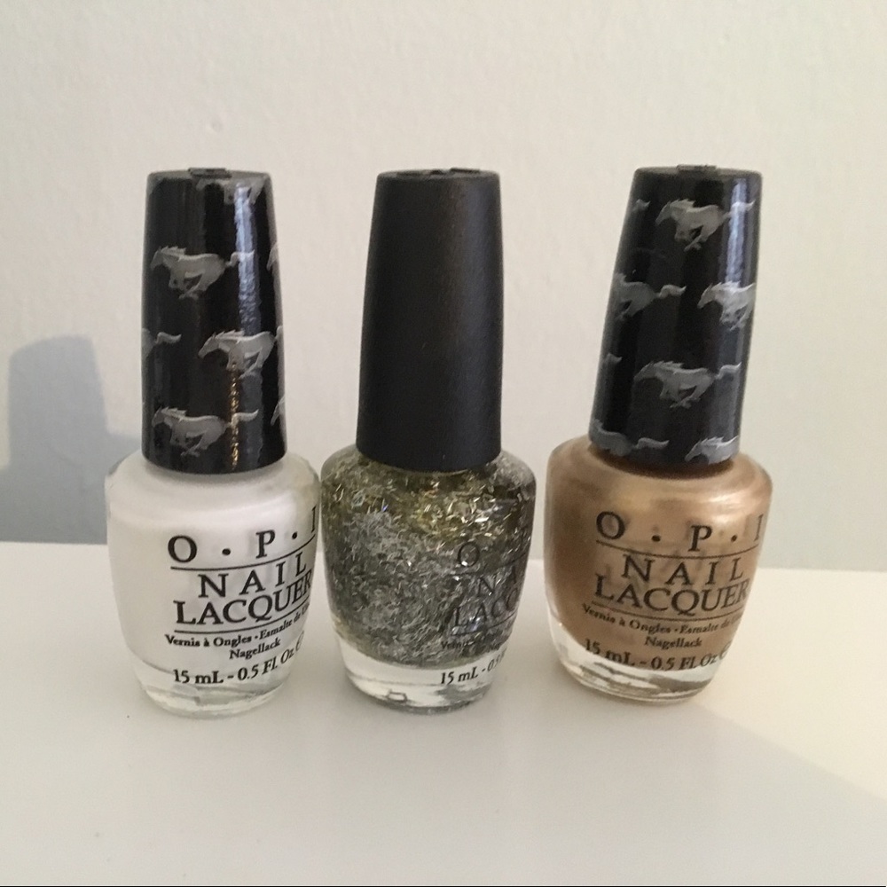 Lot of 3 OPI Nail Polishes NEW NEVER USED