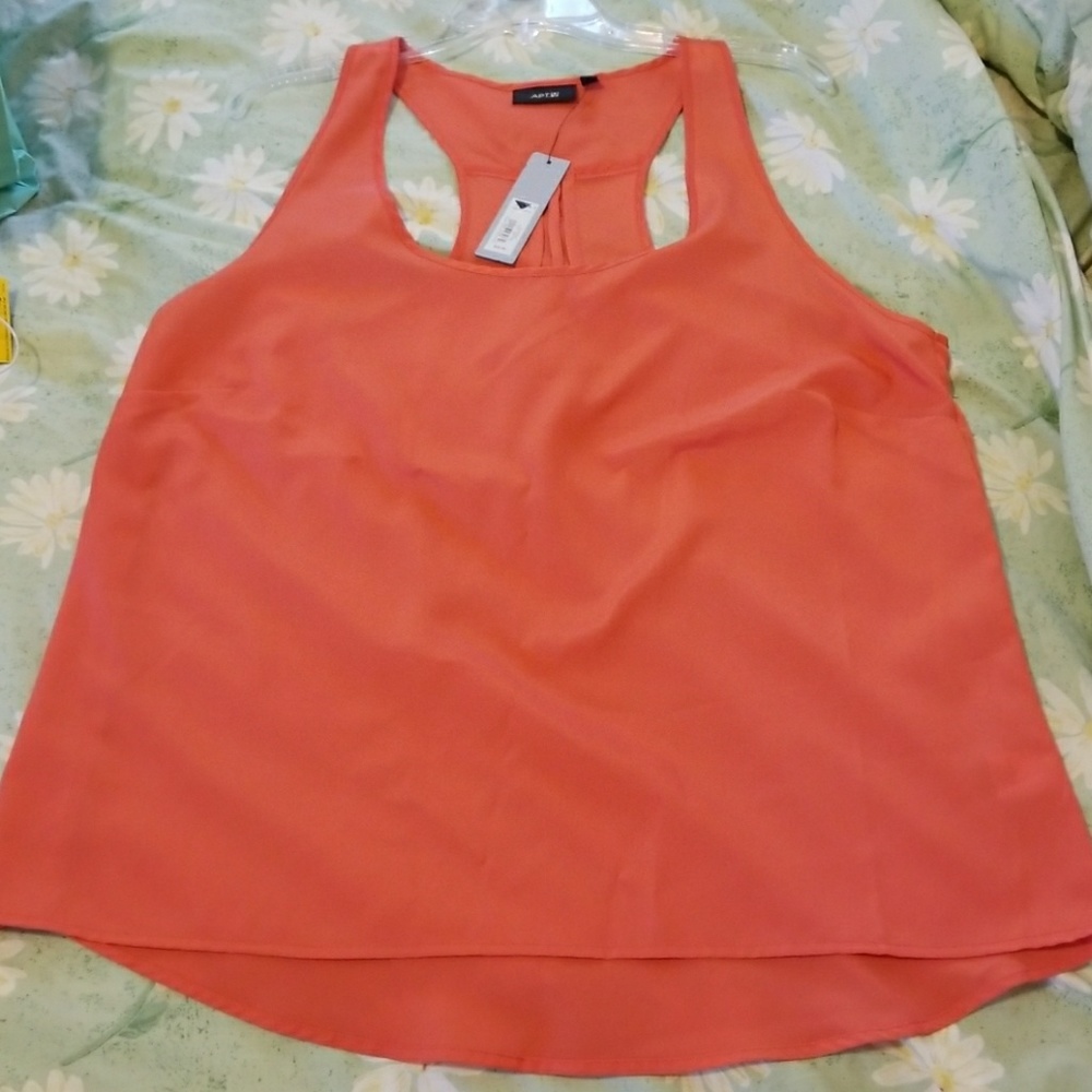 Apt.9 Orange. Hi-Low. Racerback.