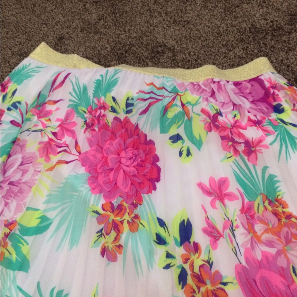 Summer floral skirt