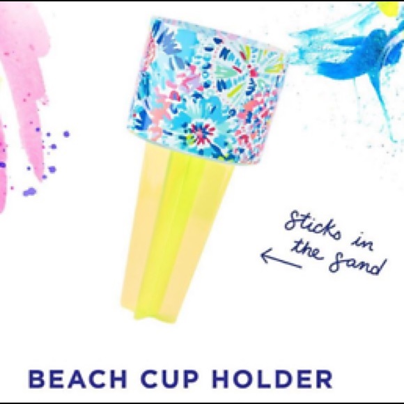 Lilly Pulitzer Other - Lilly Pulitzer Drink Spike Beach Cup Holder NEW