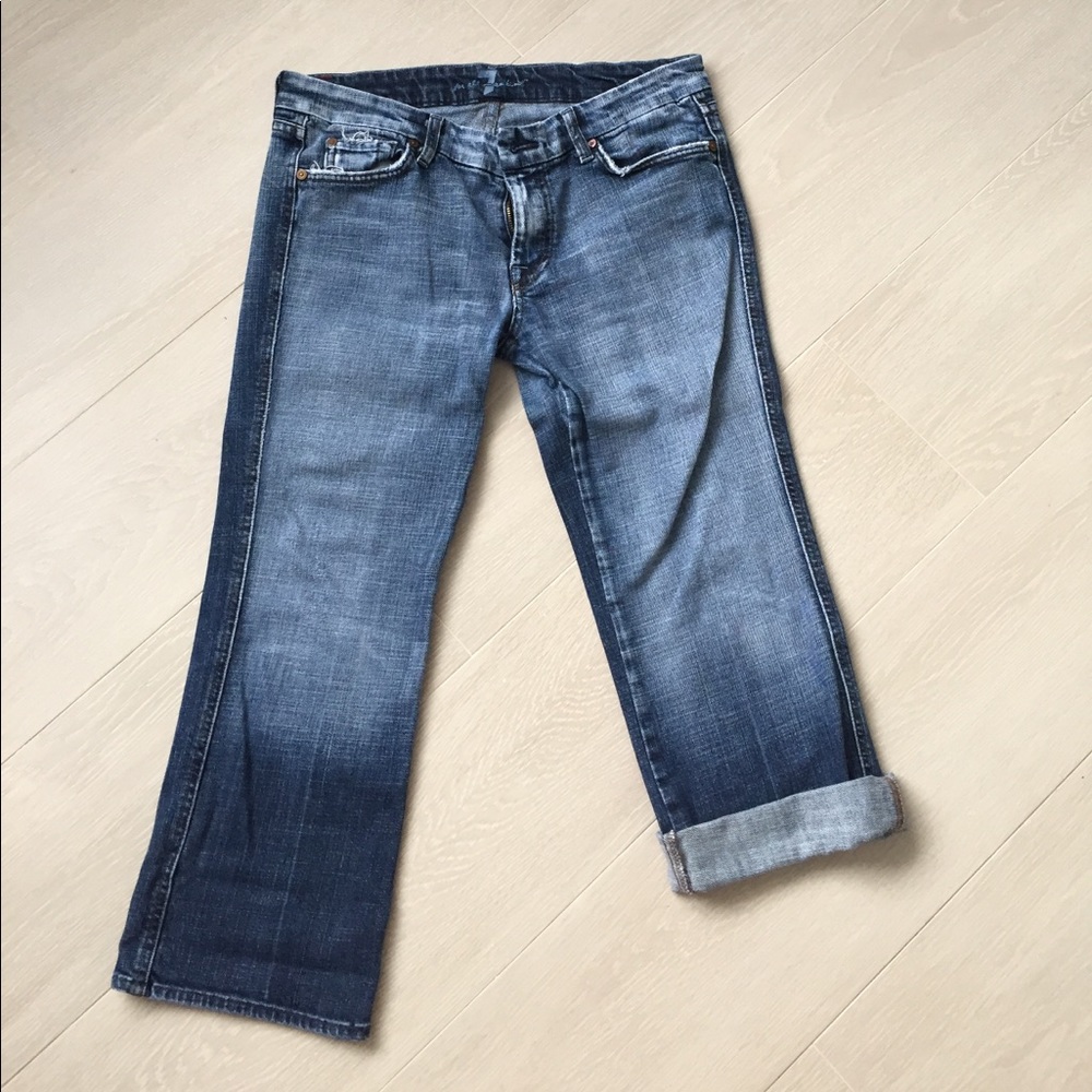 Seven crop jeans