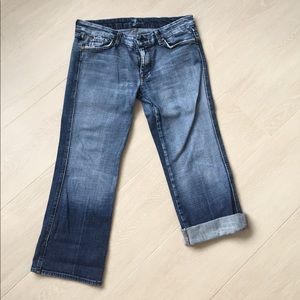 Seven crop jeans