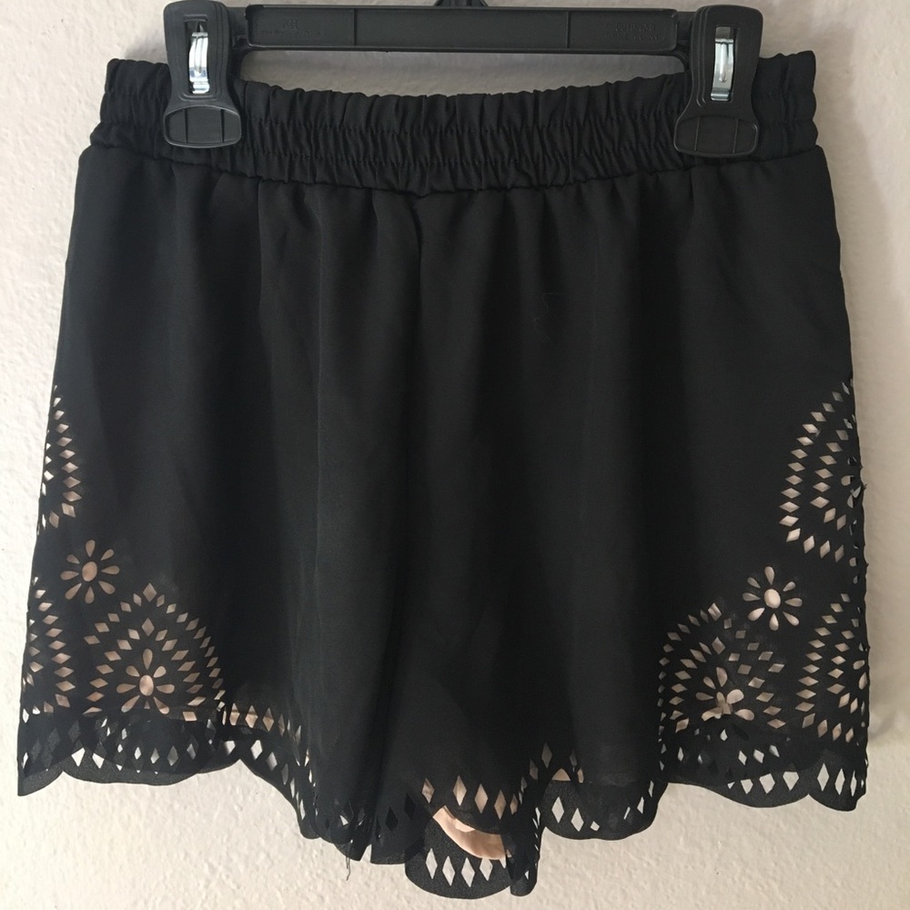 Cutout shorts