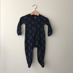 Gap Zip Up Footed Overall