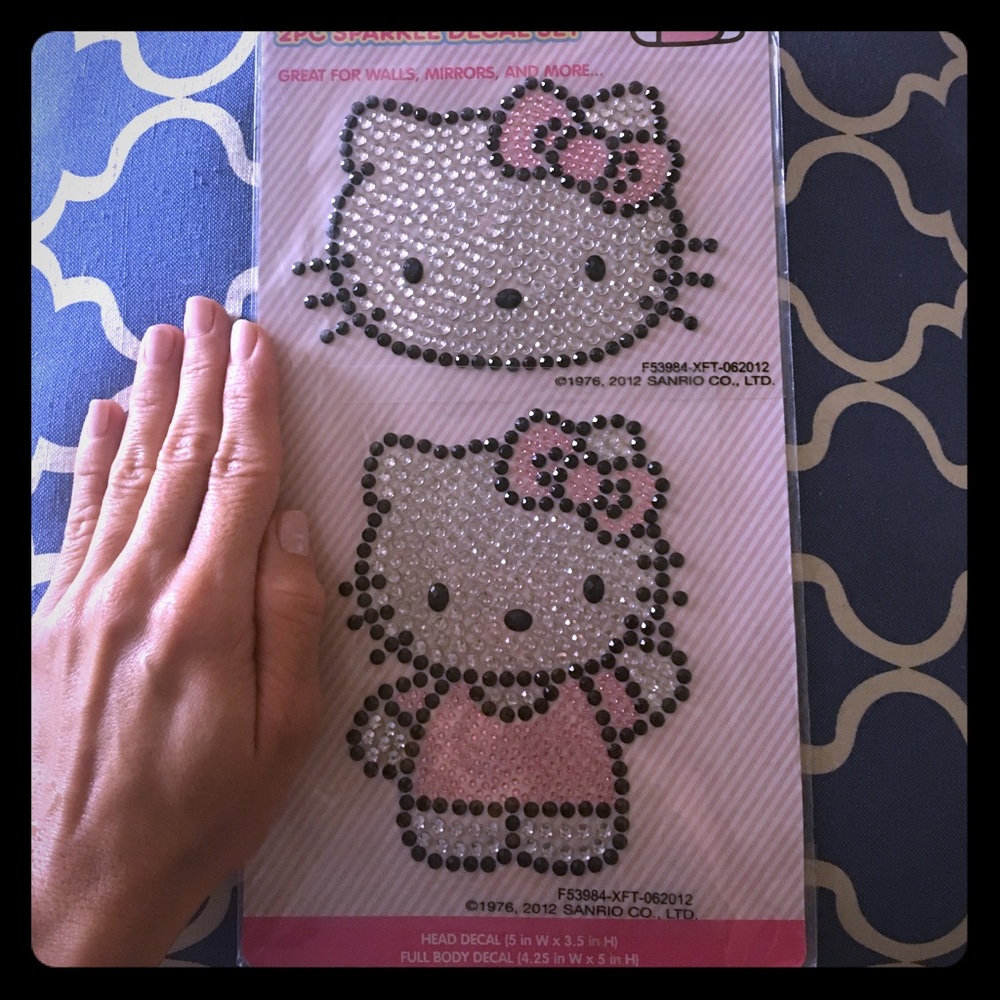 Hello Kitty Sparkle Decal set