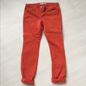 Orange jeans