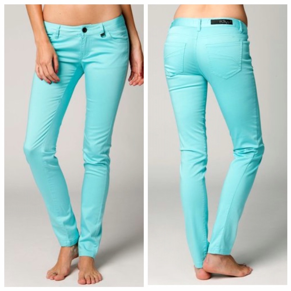 🆕FOX RACING SHARP TURN SKINNY FIT CHINO PANTS - Picture 2 of 8
