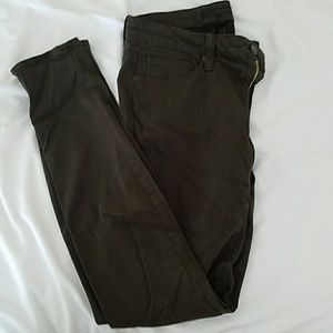 Olive Genetic Skinny Jeans - Shya style