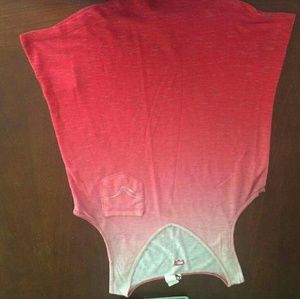 White/Red ombre tank top!