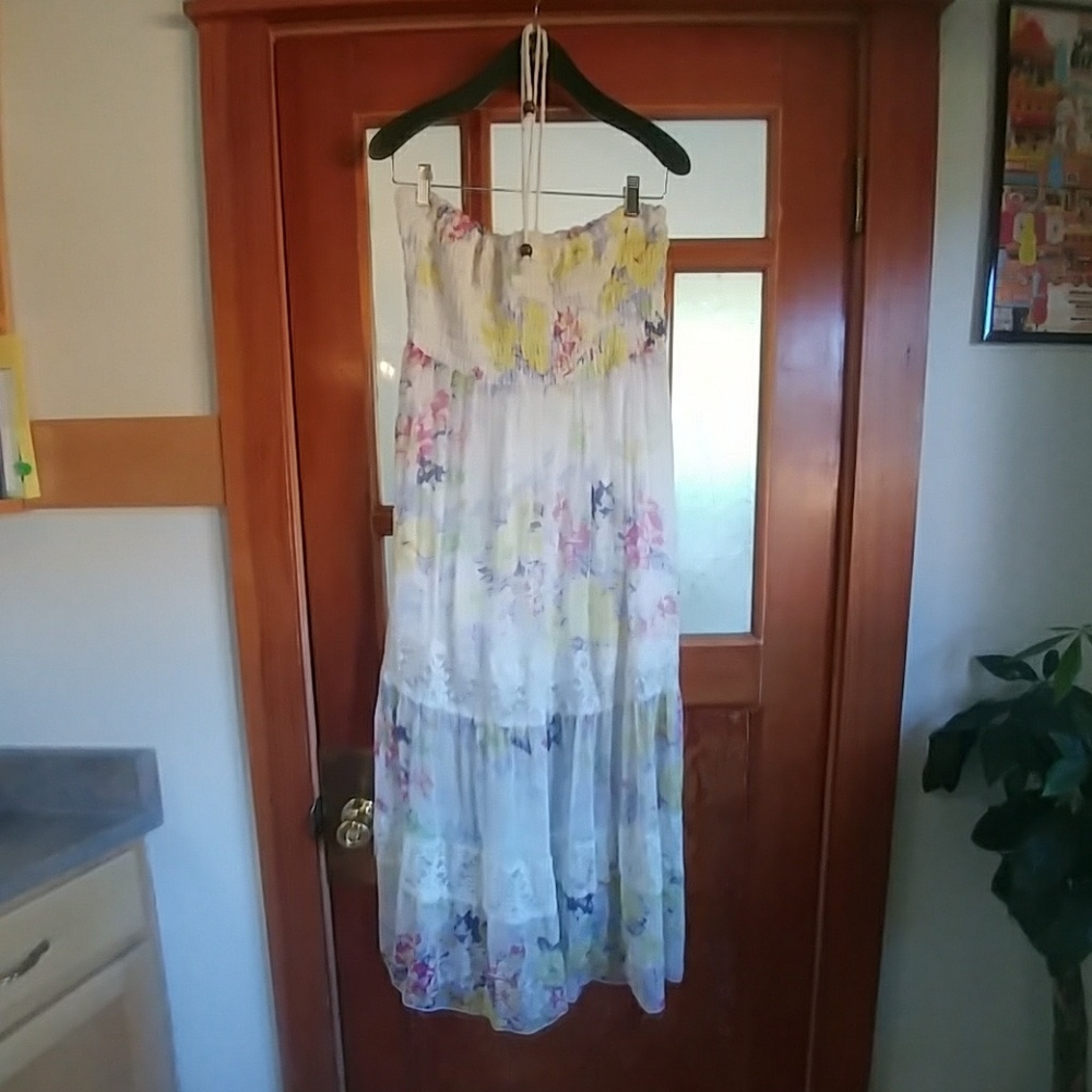 Flower maxi dress