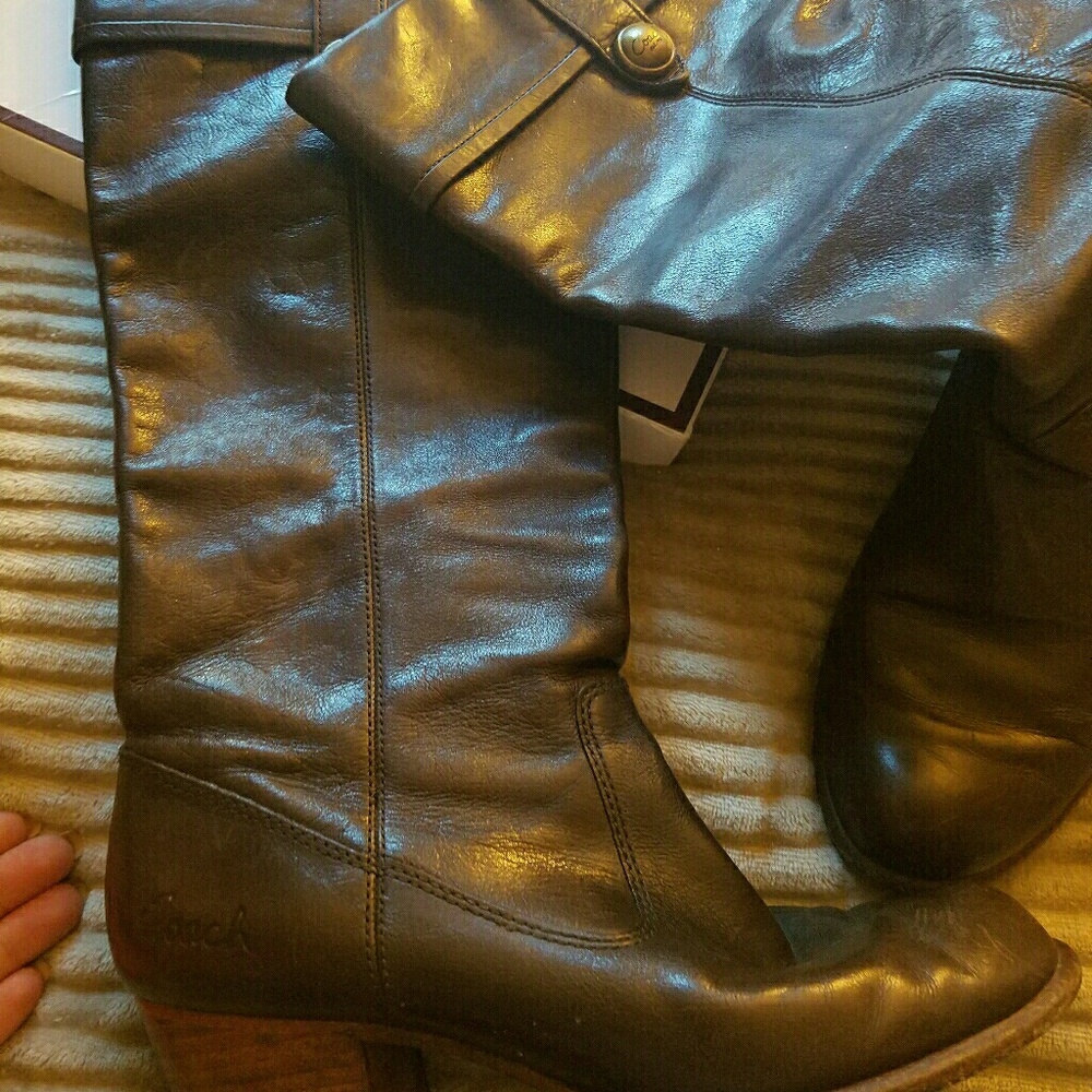 Brown Coach Boots