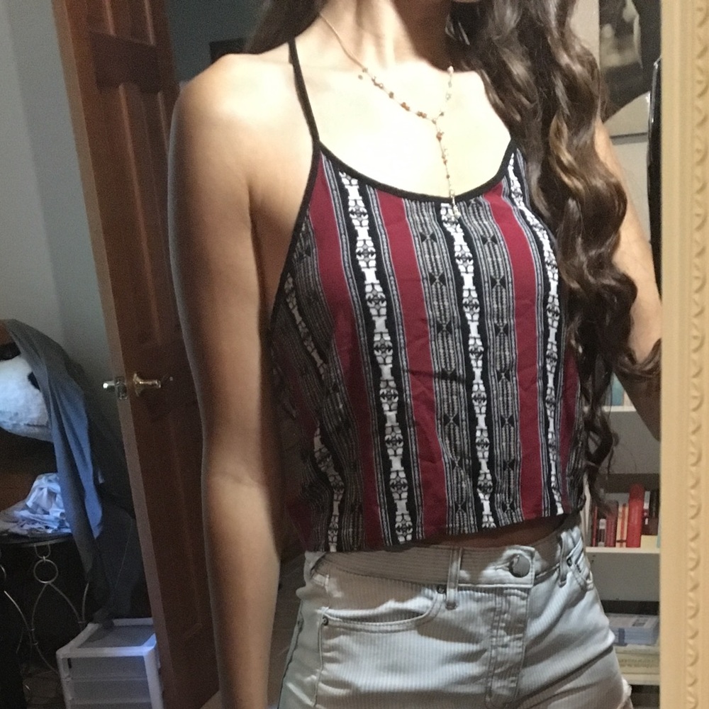 Cropped Racerback tank