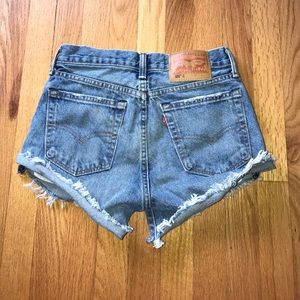 Never worn 505 C Levi's High-Waisted Cutoffs