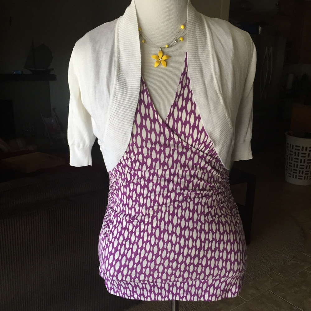 White Bolero Coverup
