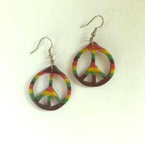 Peace Sign Earrings 👱🏼‍♀️✌🏼