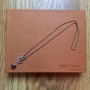 Silpada Sterling Silver Smoky Quartz Necklace