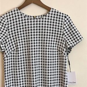 NWT Calvin Klein Houndstooth Dress