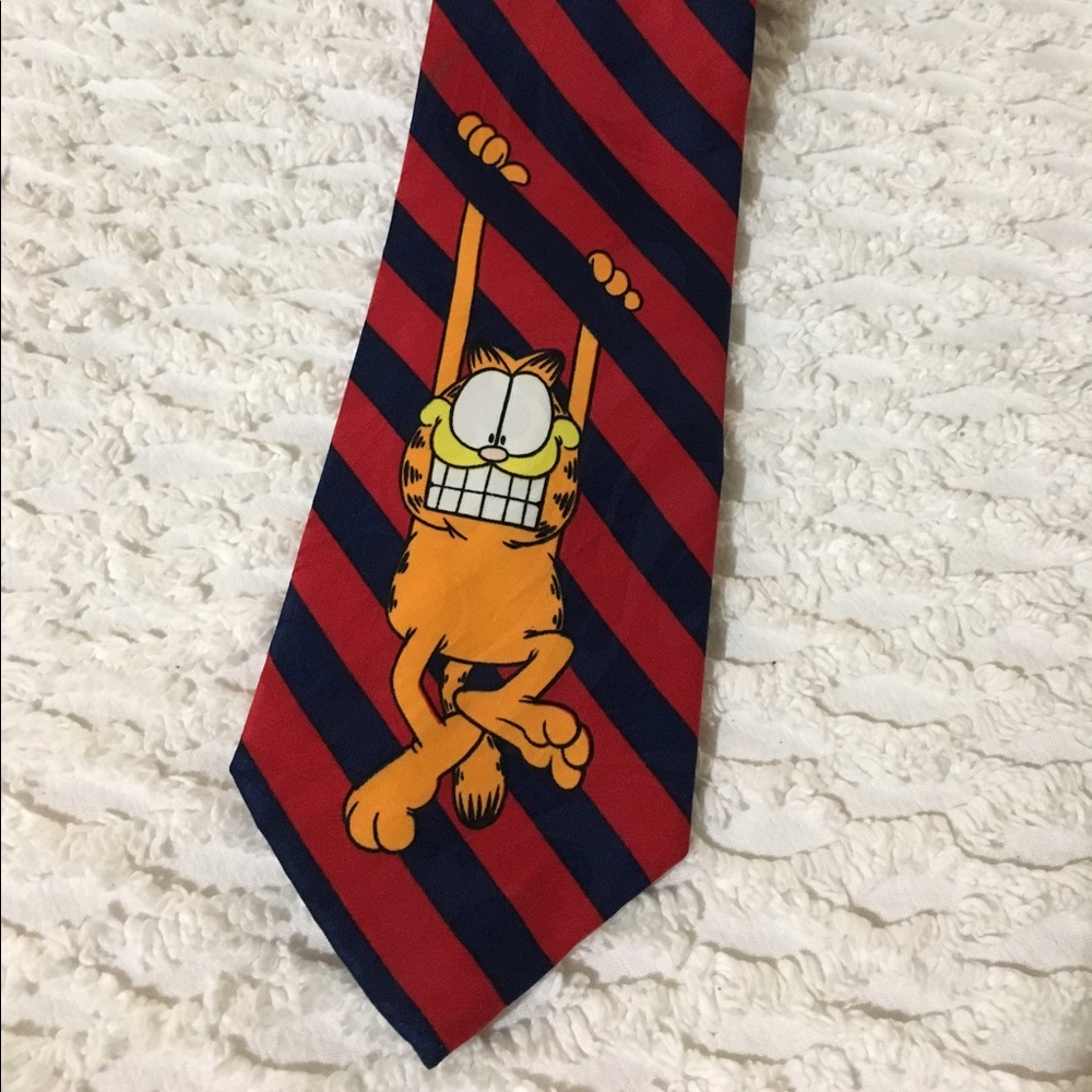 Garfield Balanchine Hot Cakes polyester tie!