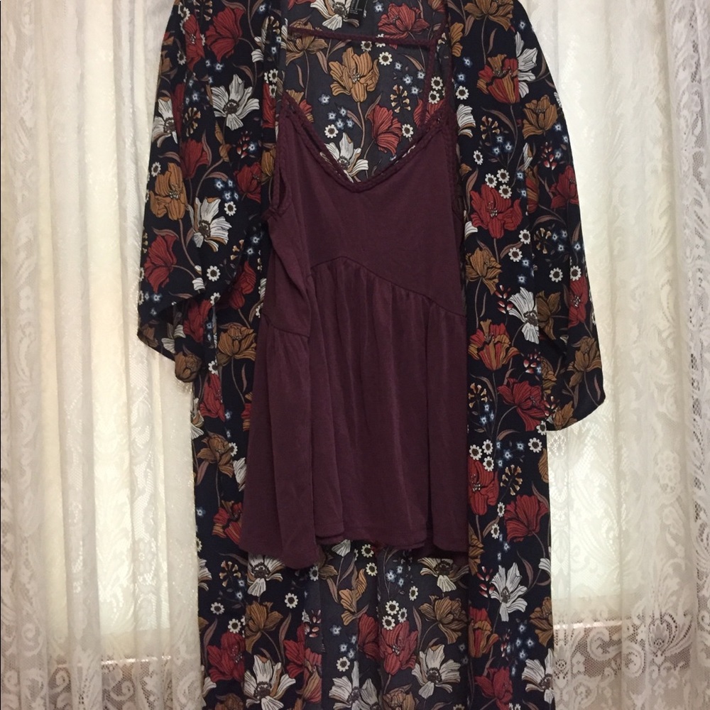 Maroon American Eagle Tank
