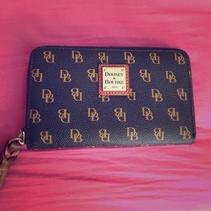 Dooney & Bourke Canvas Zip Around Wallet