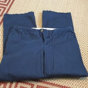 Blue work pants