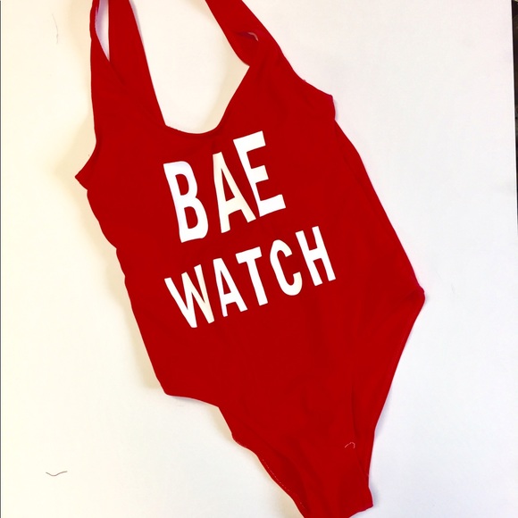 Red swimming suite one piece sw264 - Picture 3 of 4