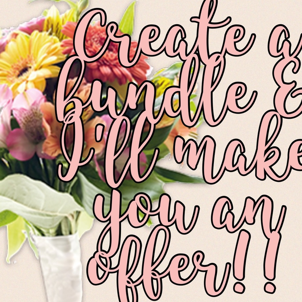 Add any item/s to a bundle - I'll make u an offer!