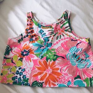 lilly for target girl's tank top
