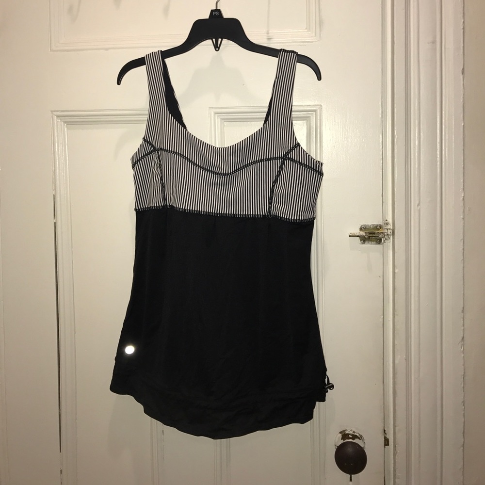 Cute Striped Babydoll Workout Tank