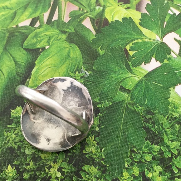 Manasseh turquoise native made ring, antique, 6 - Picture 4 of 4