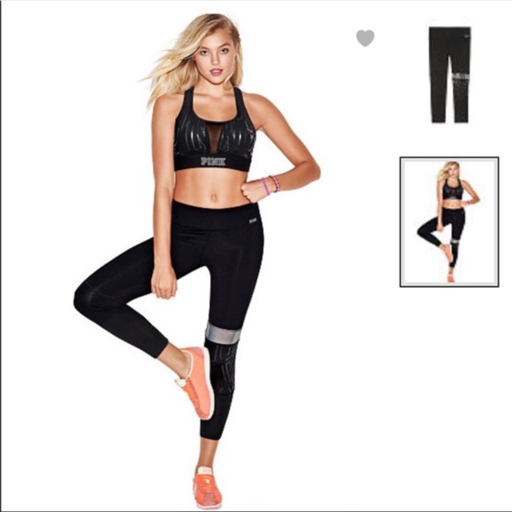 NWT VS PINK LIMIT EDITION ULTIMATE BONDED LEGGING