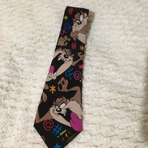 Tasmanian devil necktie! Silk!