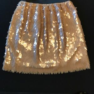 Sequence mini skirt