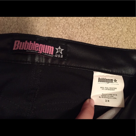 Halloween Costume- Black Faux Leather Pants - Picture 4 of 5