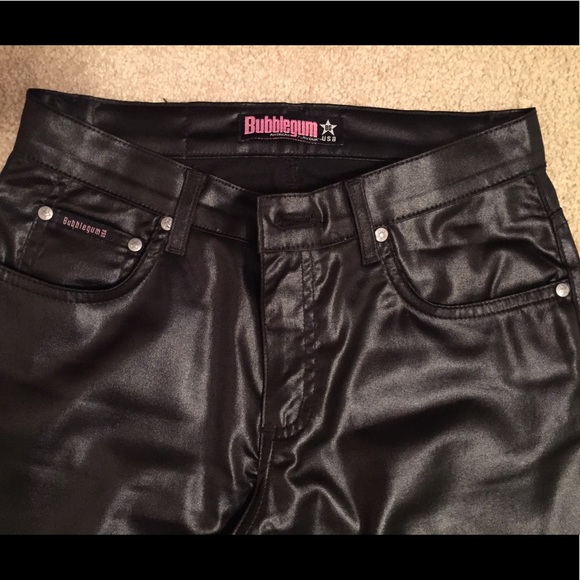 Halloween Costume- Black Faux Leather Pants - Picture 5 of 5