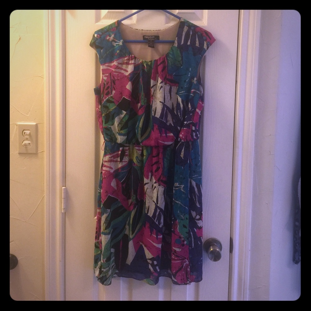 Floral Dress-Career Dress