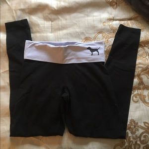 WORN ONCE. PINK leggings!