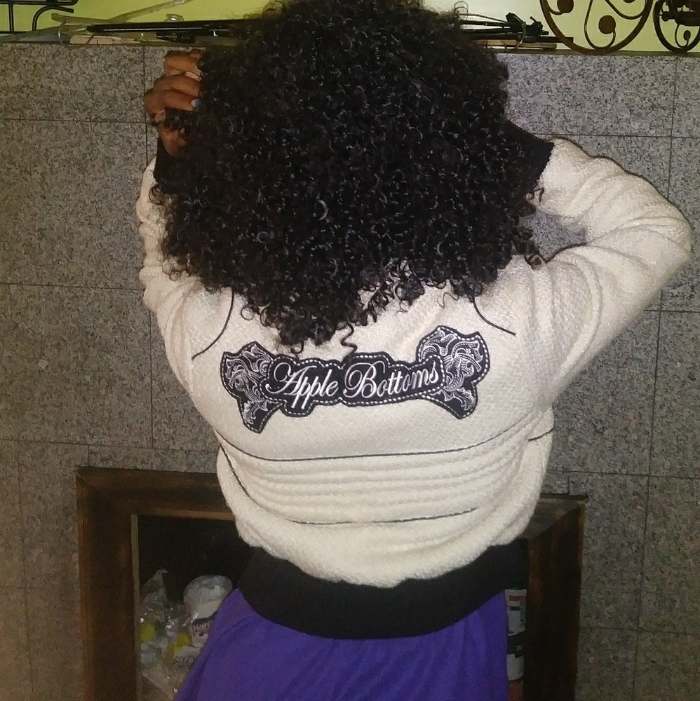 Black and white jacket